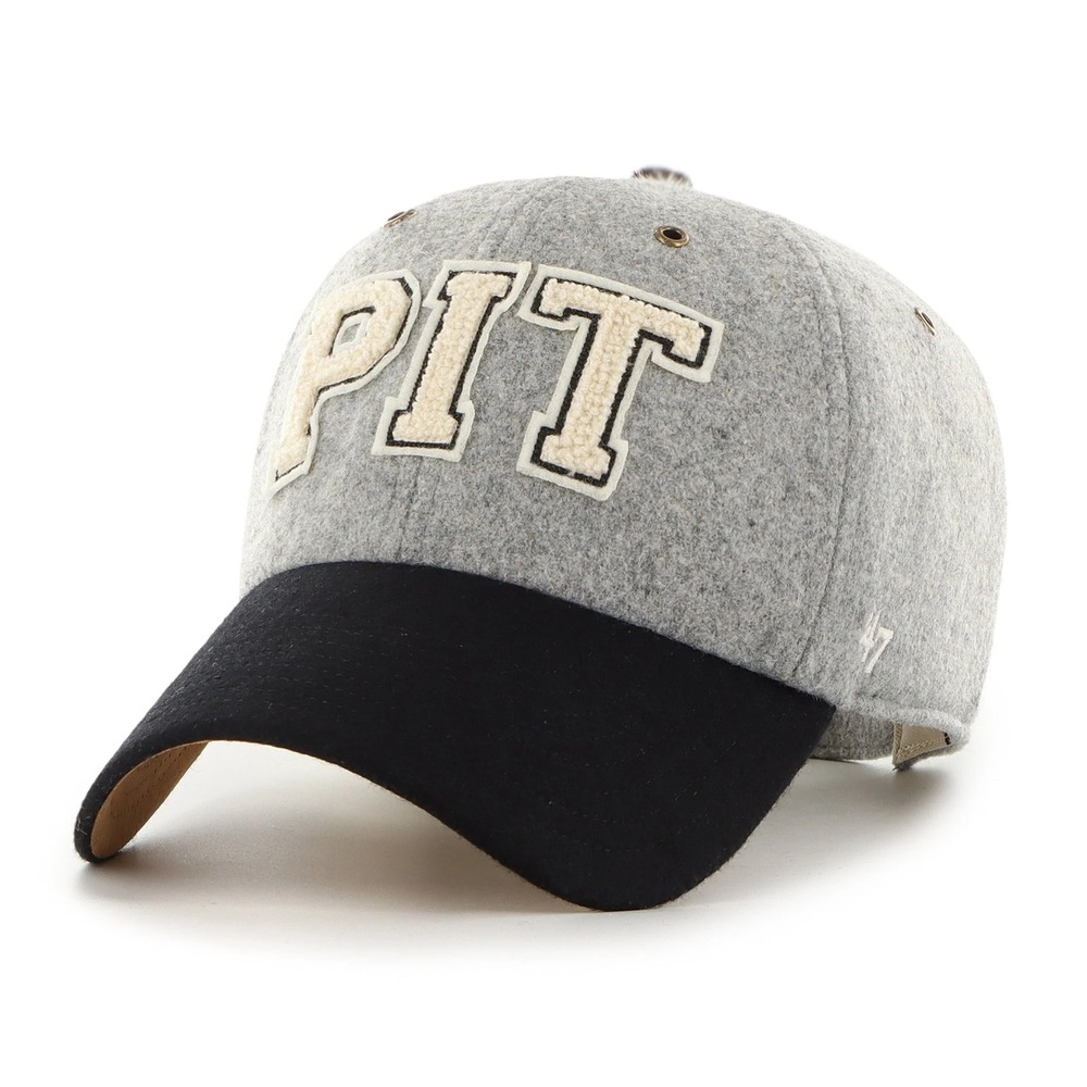 Stoney Clover Lane x 47 Brand Pittsburgh Steelers PIT Chenille Wool Hat Grey